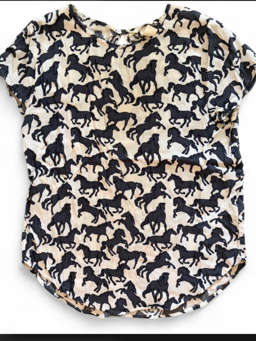 H&M Blouse with Horse Print